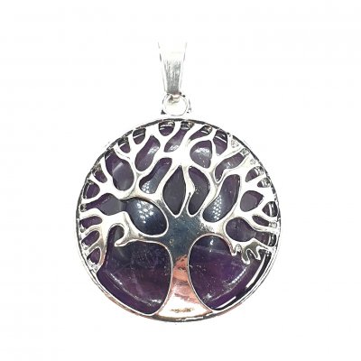 Ametist, Pendant Tree of Life Round