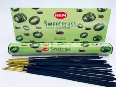 Incense Sticks, Hem Sweetgrass Box