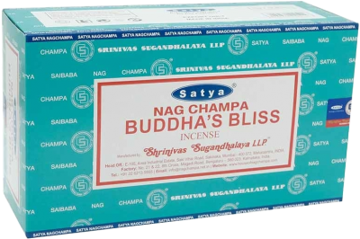 Incense Sticks, Satya Nag Champa Buddha's  BoxBliss