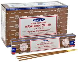 Incense Sticks, Satya Nag Champa Arabian Oudh Box
