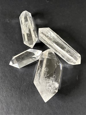 Rock Crystal, Point Double Terminated