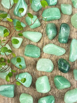 Aventurin, Grön Trumlade Storpack