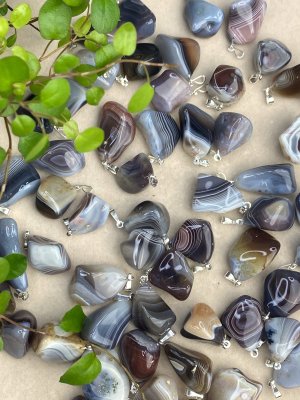 Agat, Botswana Hänge Nugget