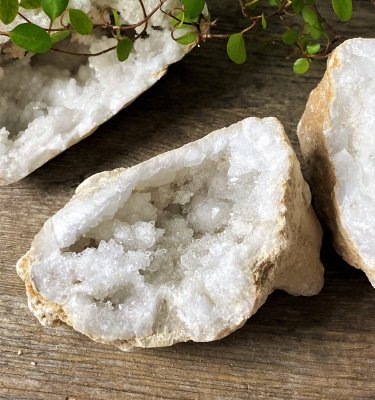 Calcite, Geode Halves