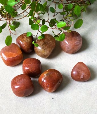 Aventurine, Orange Tumbled Big Pack