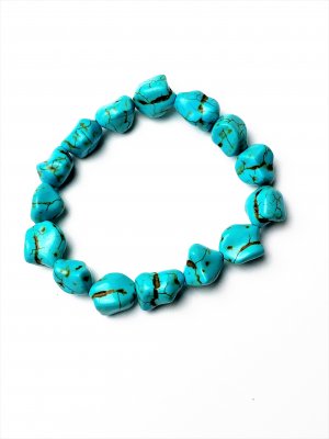 Turquoise, Dyed Bracelet Nugget