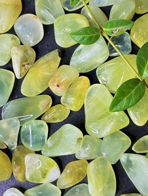 Prehnite, Light Tumbled