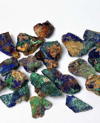 Azurite/Malachite, Raw Pieces