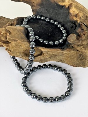 Hematit, Armband Rund