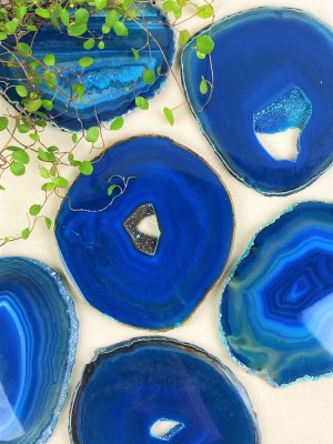 Agat, Blå Skiva Mellan