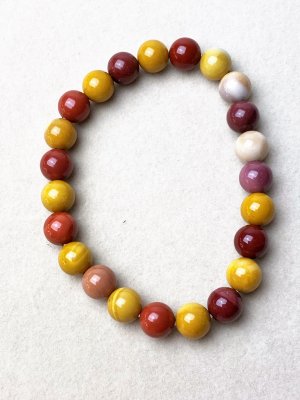 Jasper, Mookaite Bracelet Round