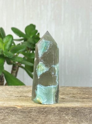 Agate, Green Flower Point