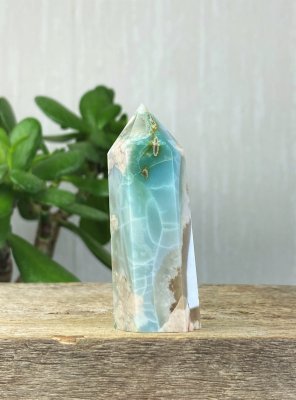 Agate, Green Flower Point
