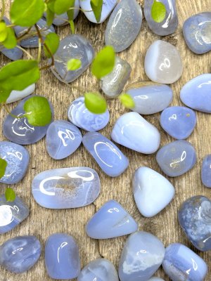 Kalcedon, Blå Trumlade Små Storpack