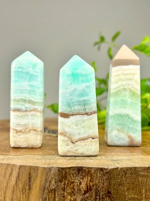 Aragonit, Karibisk blå Spets XL