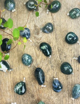 Agat, Moss Hänge Nugget