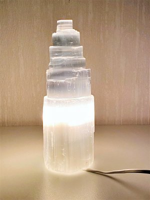 Selenit, Vit Lampa Stor