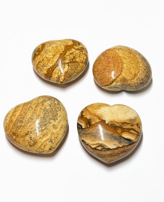 Jasper, Landscape Heart Undrilled