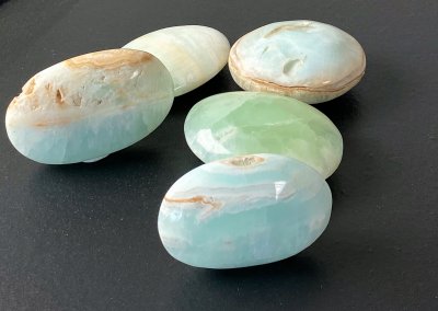 Aragonit, Karibisk Blå Handstenar