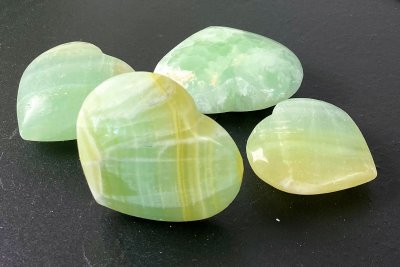 Aragonite, Pistage Hearts
