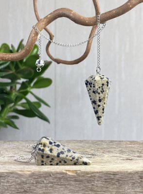 Jasper, Dalmatine Pendant Cone