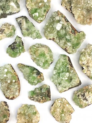Apophyllite, Green Cluster