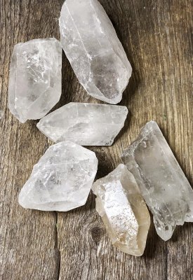 Rock Crystal, Raw Point Big pack XL