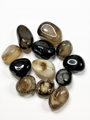 Agate, Black Cuddle Stone Big Pack