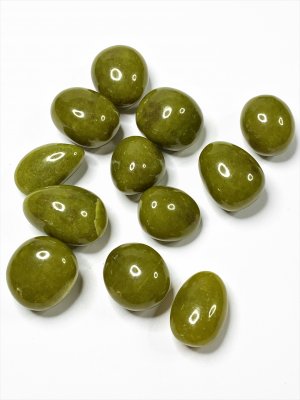 Serpentine, Olive Polished Stone Big Pack