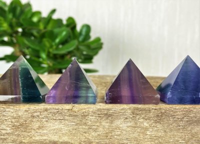 Fluorite, Rainbow Pyramids