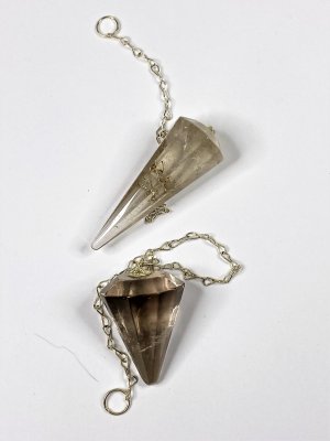 Smokey Quartz, Pendulum Clear Cone