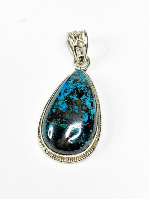 Krysokolla, Hänge Sterling Silver
