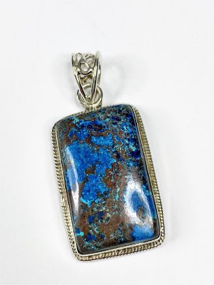 Krysokolla, Hänge Sterling Silver