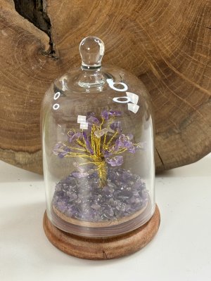 Ametist, Kristallträd med Glaskupa