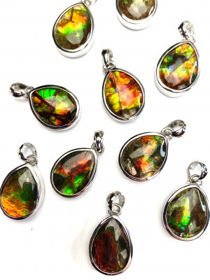 Ammolite, Pendant Sterling silver 