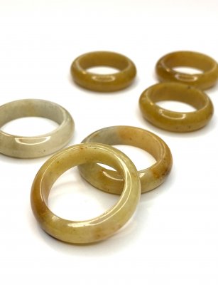 Quartz, Yellow Stone Ring