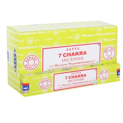 Incense Sticks, Satya 7 Chakra Box