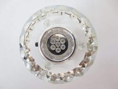Display, Light Socket Round Glass