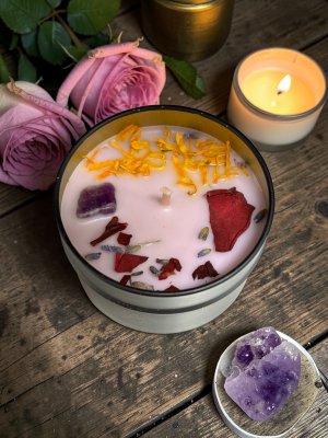Ljus, Plåtburk Lavendel Doft