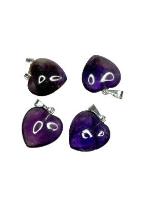 Amethyst, Pendant Heart