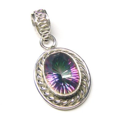 Topaz, Mystic PendantLuxury in Sterling Silver