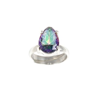 Topaz, Mystic Ring in Sterling Silver