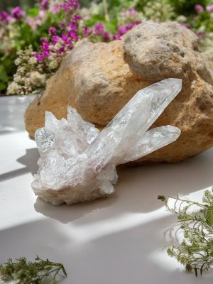 Himalayan Quartz, Pink Cluster