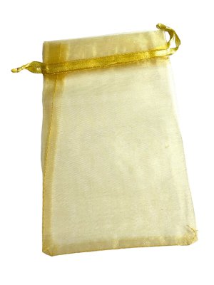 Organza Pouch, Gold