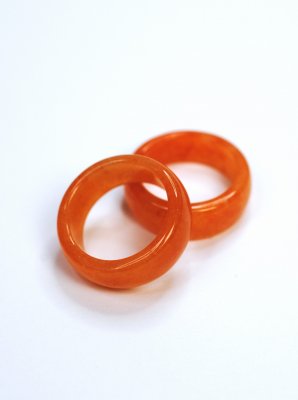 Aventurine, Orange Ring