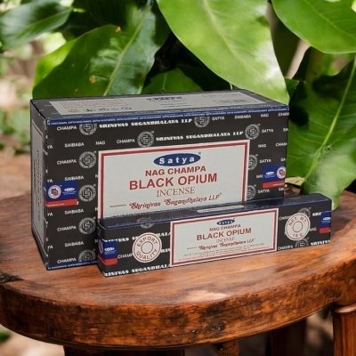 Incense Sticks, Satya Nag Champa Black Opium Box