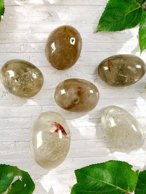 Rutilkvarts, Guld Cuddle Stone Storpack