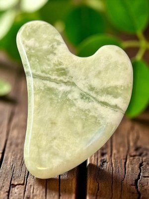 Jade, Green Gua Sha Stone