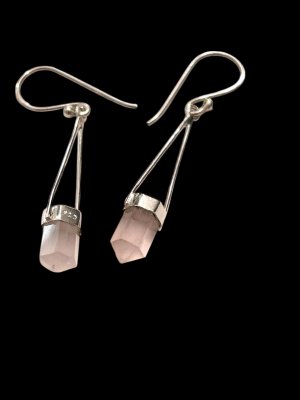 Rosenkvarts, Örhängen Sterling Silver
