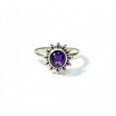 Ametist, Ring Sterling Silver